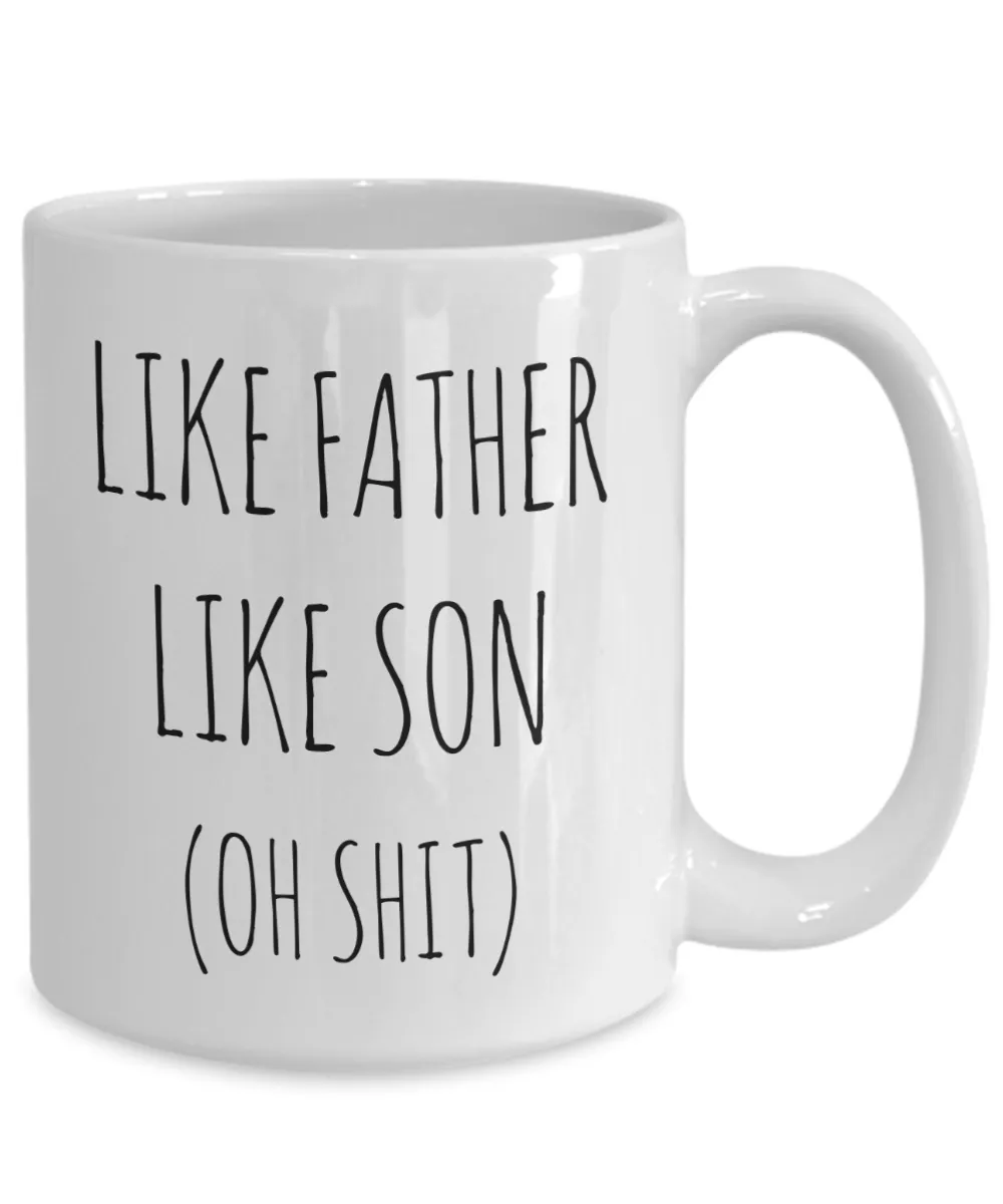Funny Father's Day Mug From Son to Dad Funny Coffee Cup