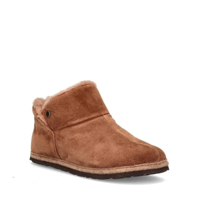 'Gardena' women's indoor home boot - brown