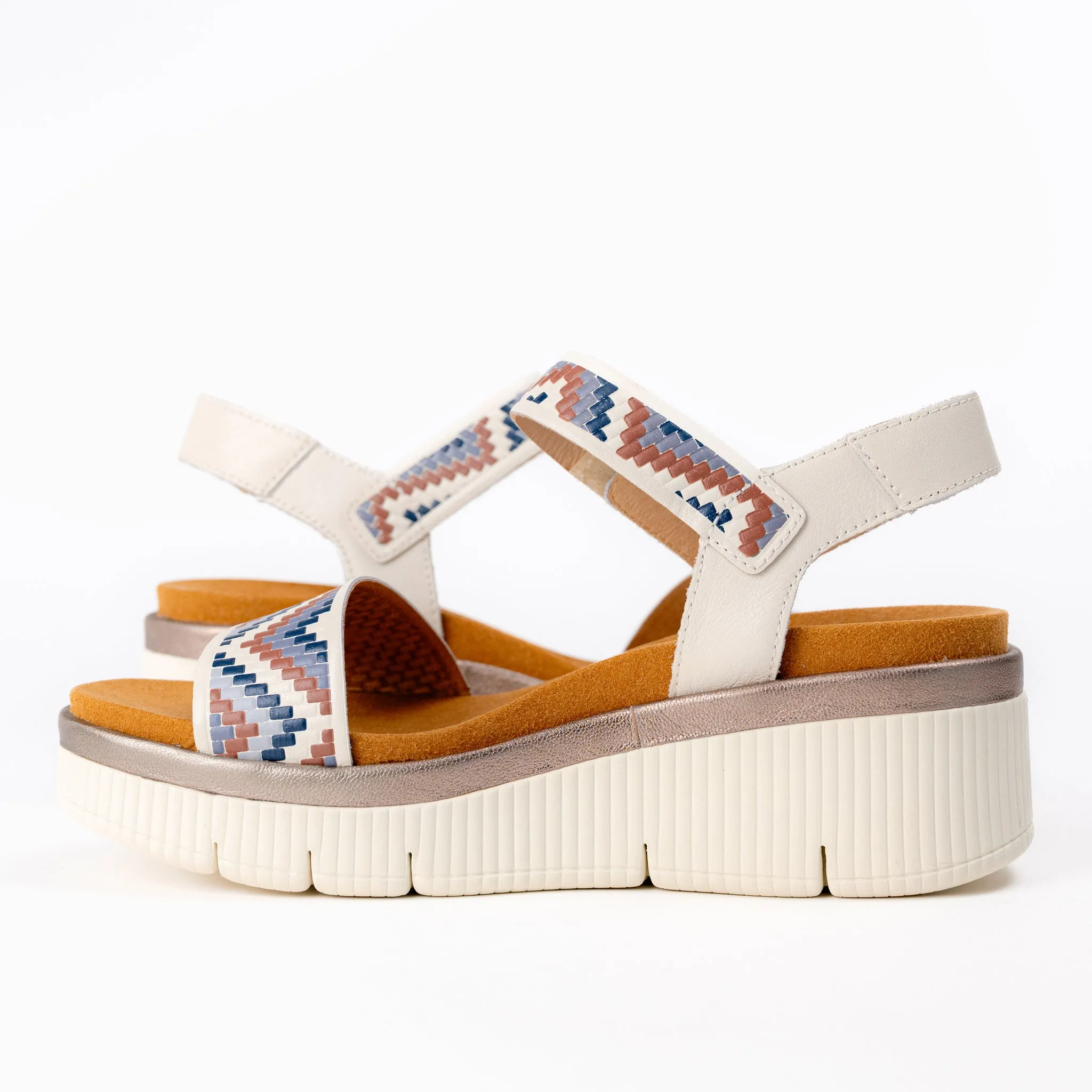 GOMERA WOVEN - NATA - LEATHER