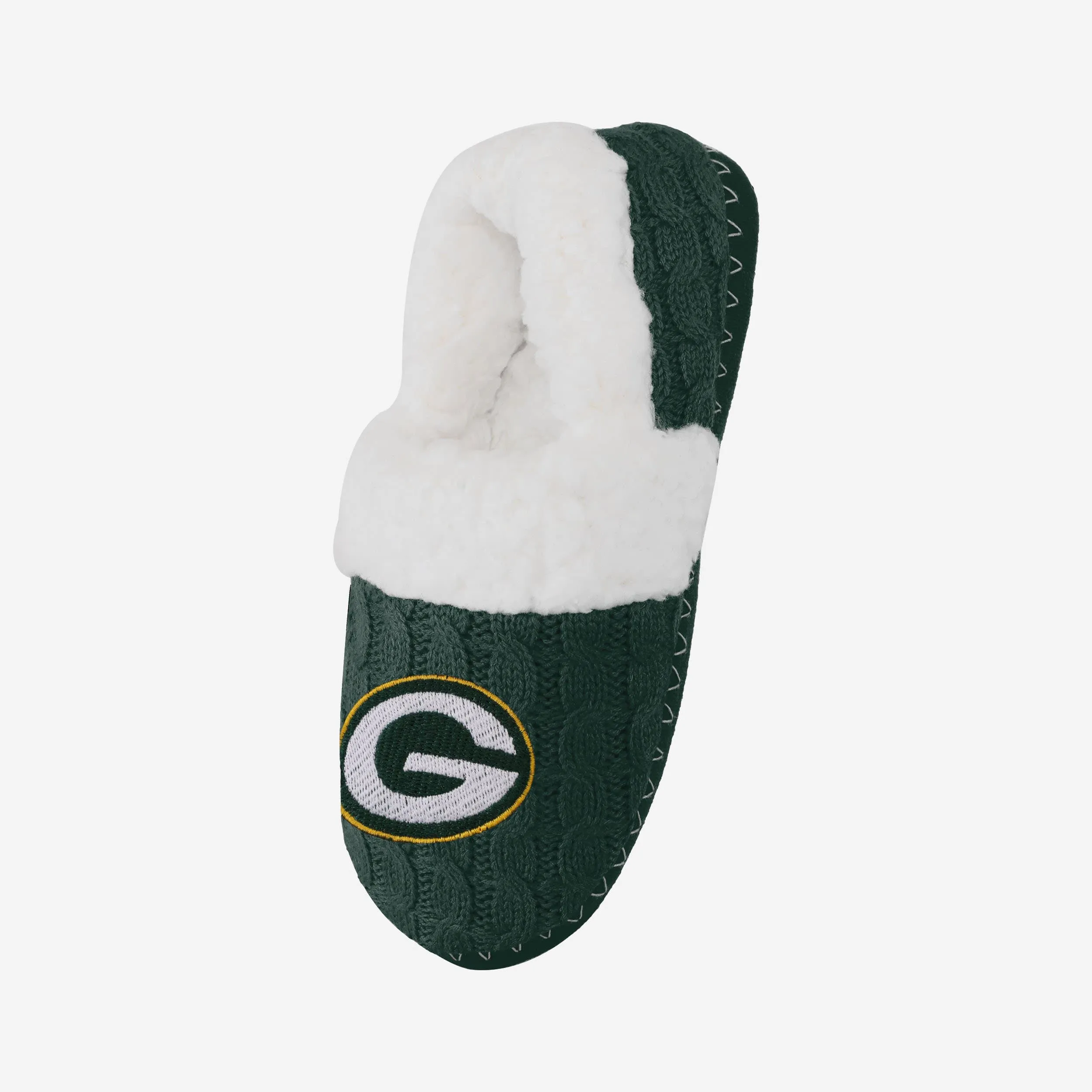 Green Bay Packers Womens Team Color Moccasin Slipper