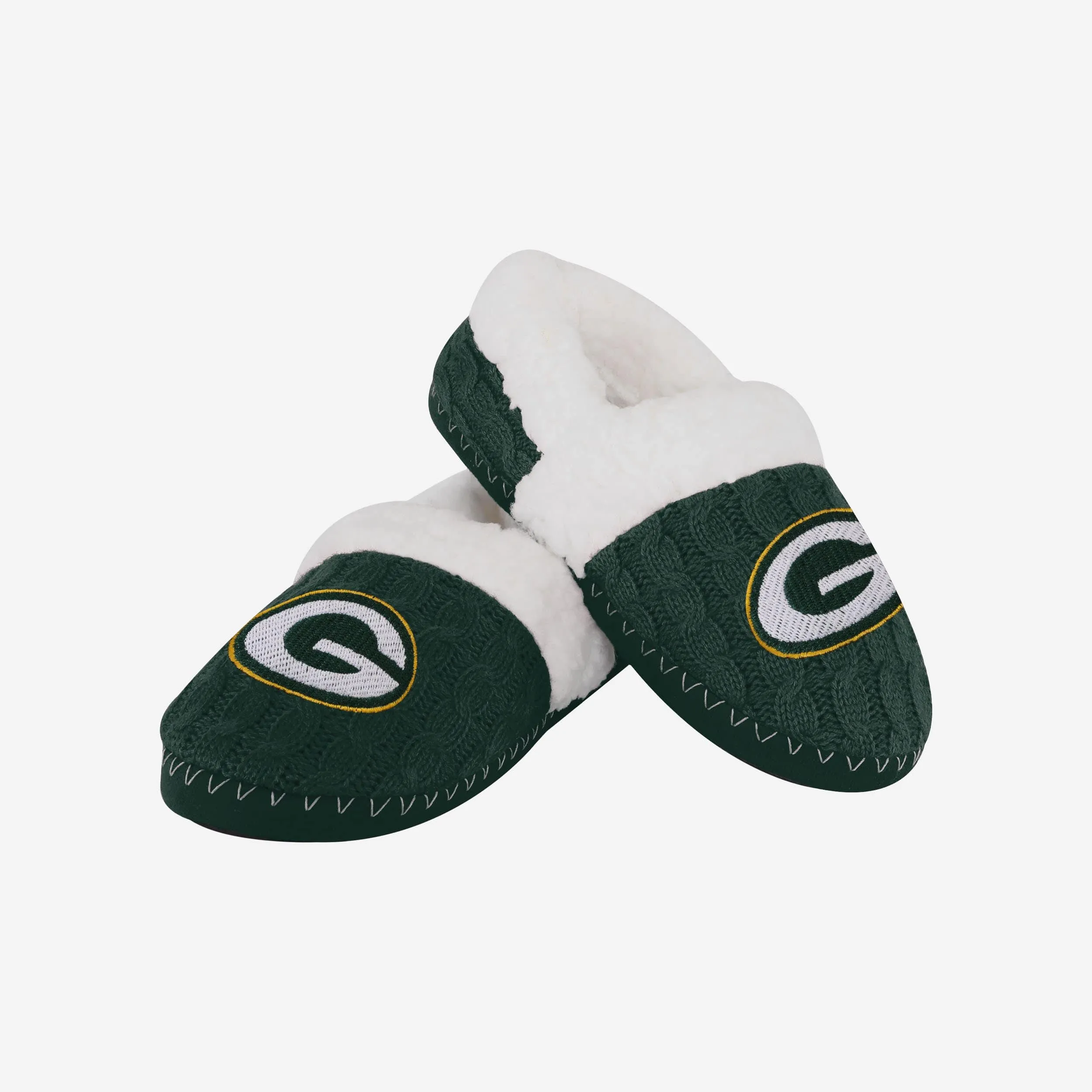 Green Bay Packers Womens Team Color Moccasin Slipper