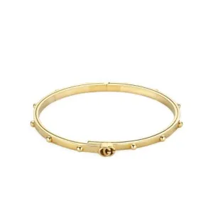 Gucci Yellow Gold Running G Bracelet