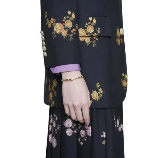 Gucci Yellow Gold Running G Bracelet