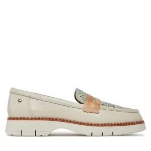 'Henares' women's moccasin - off white mix