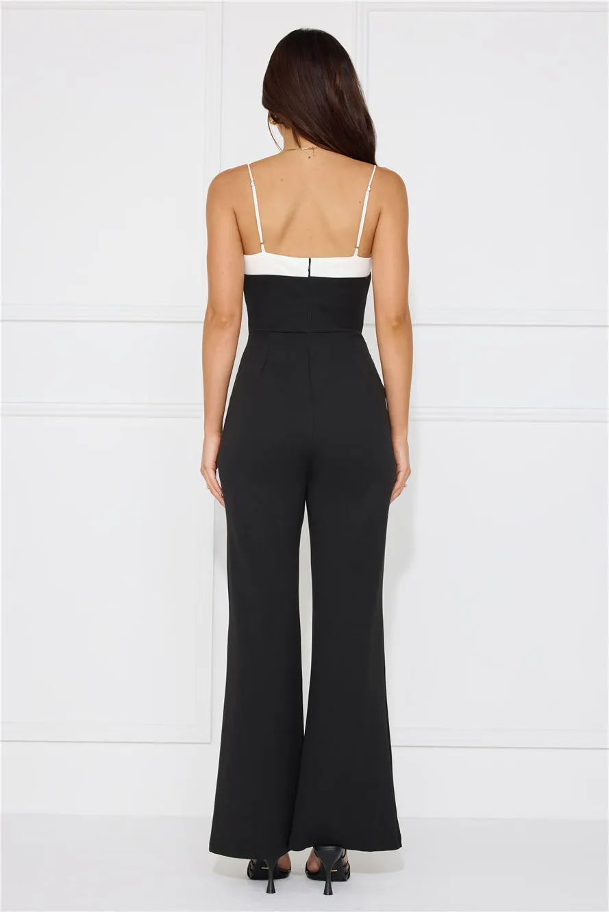 Hey Lover Girl Jumpsuit Black