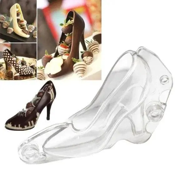 High Heels Chocolate Shoe 1 Piece Mold Kitchen Accessories Unique Design Perfect Sweets Heel Maker Excellent Woman Gift