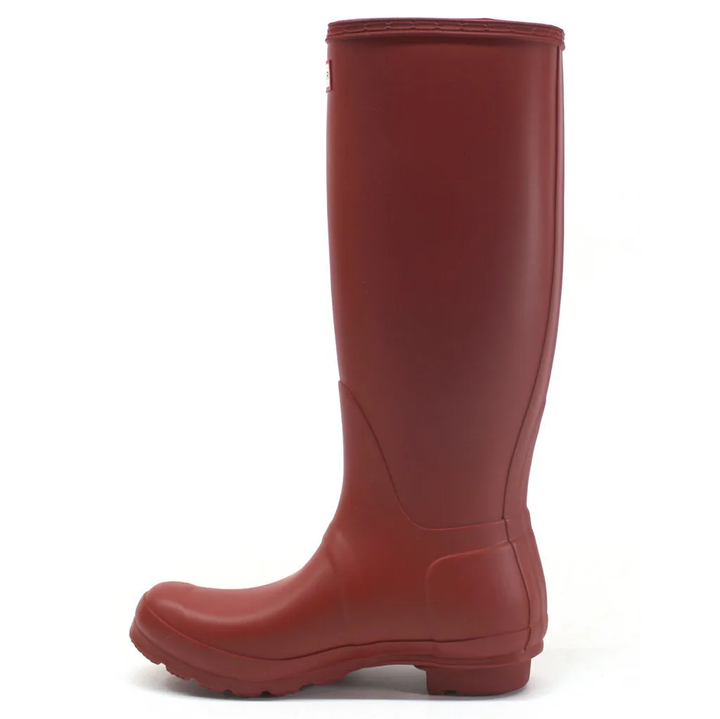 Hunter Original Tall Rubber Women's Wellington Boots - Red