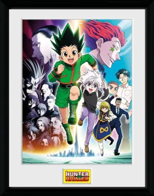 Hunter x Hunter - Running - Gerahmter Kunstdruck