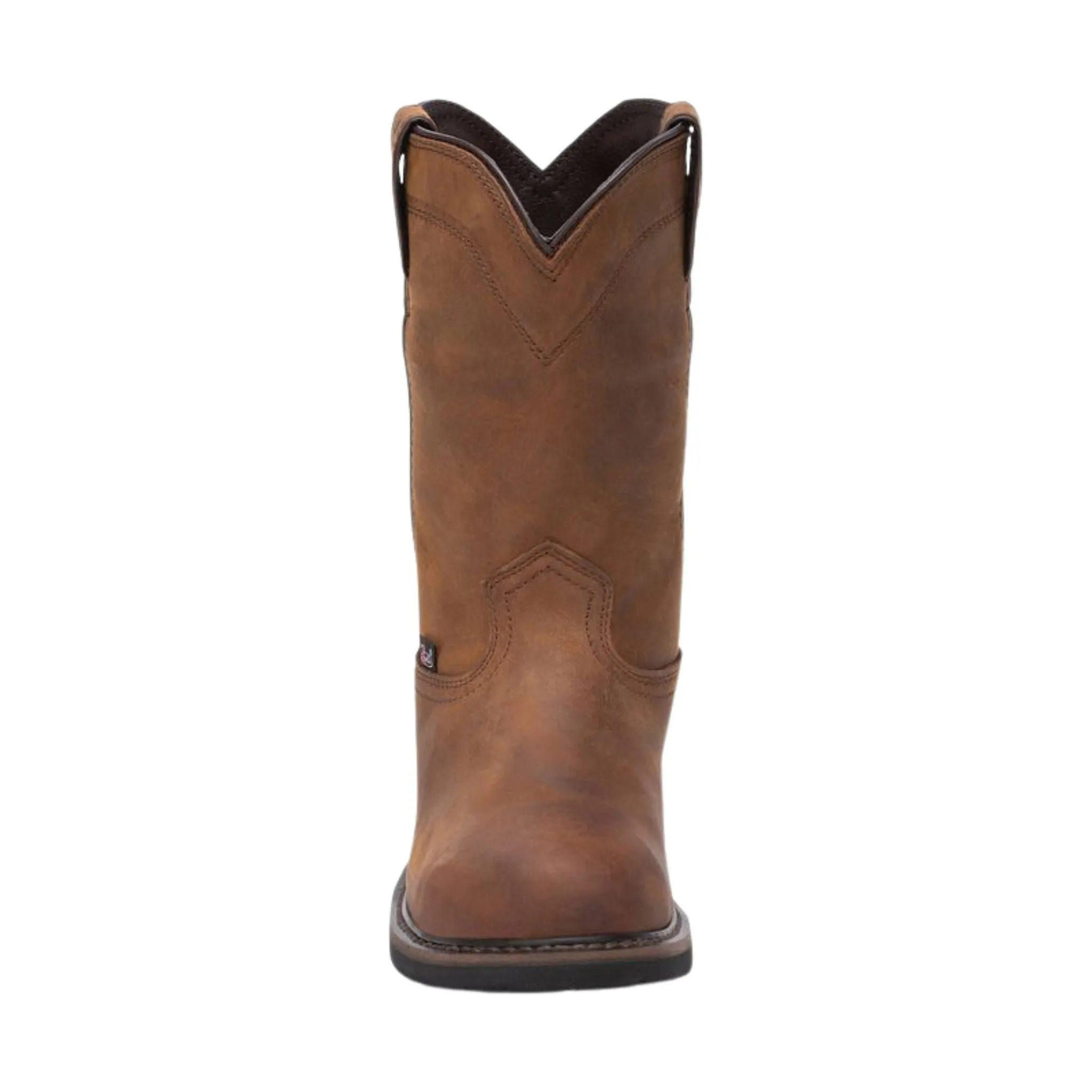 Justin Men's 11 Inch Drywall Wyoming Waterproof Steel Toe Work Boots - Brown