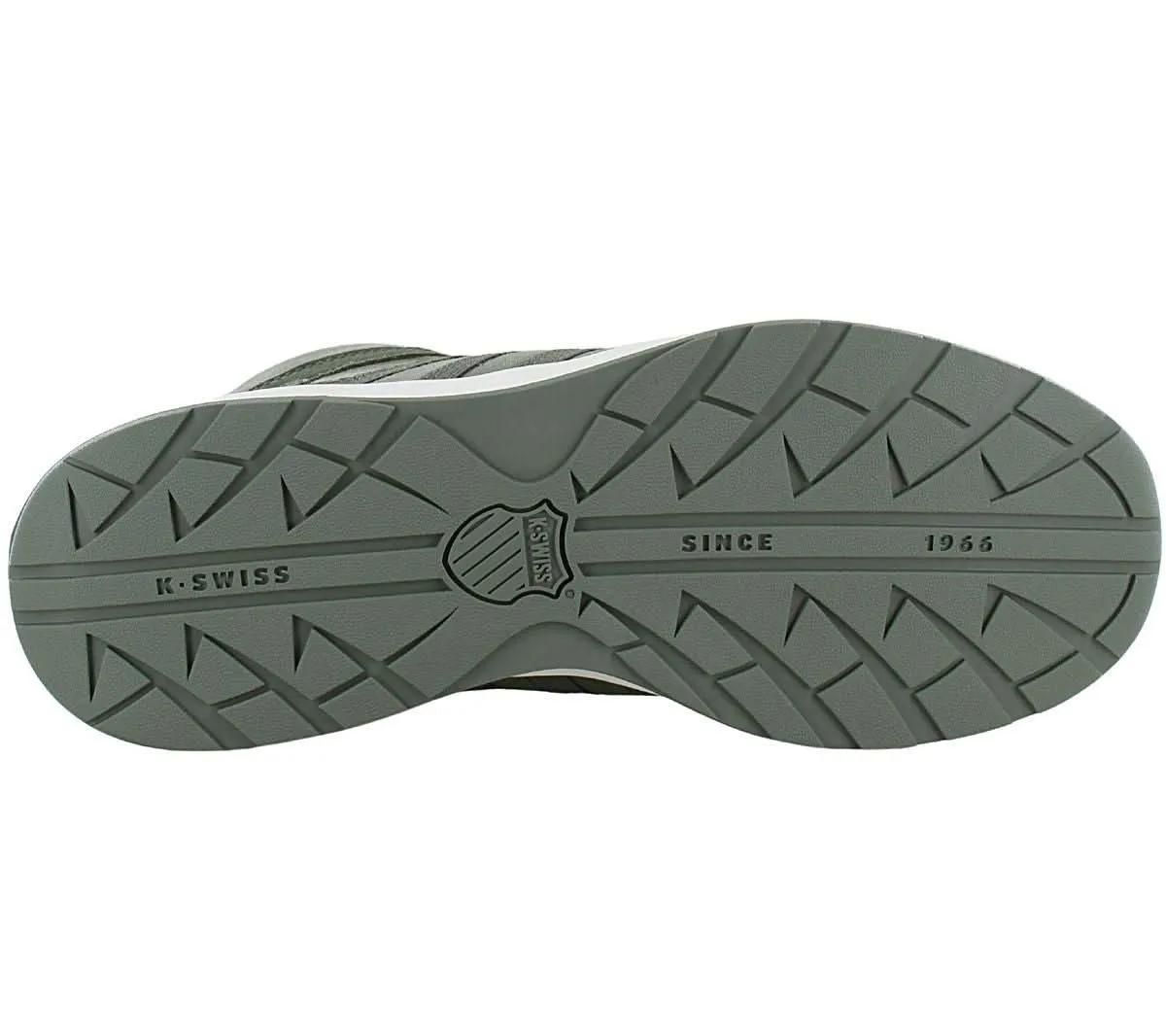 K-Swiss Vista Trainer Mid Winter - Herren Sneakers Schuhe Leder Grün 07145-379-M