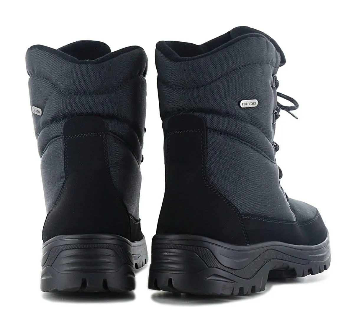 Lackner Kitzbühel Sven TX - Herren Winter Stiefel mit integrierten Spikes 7930 Schwarz