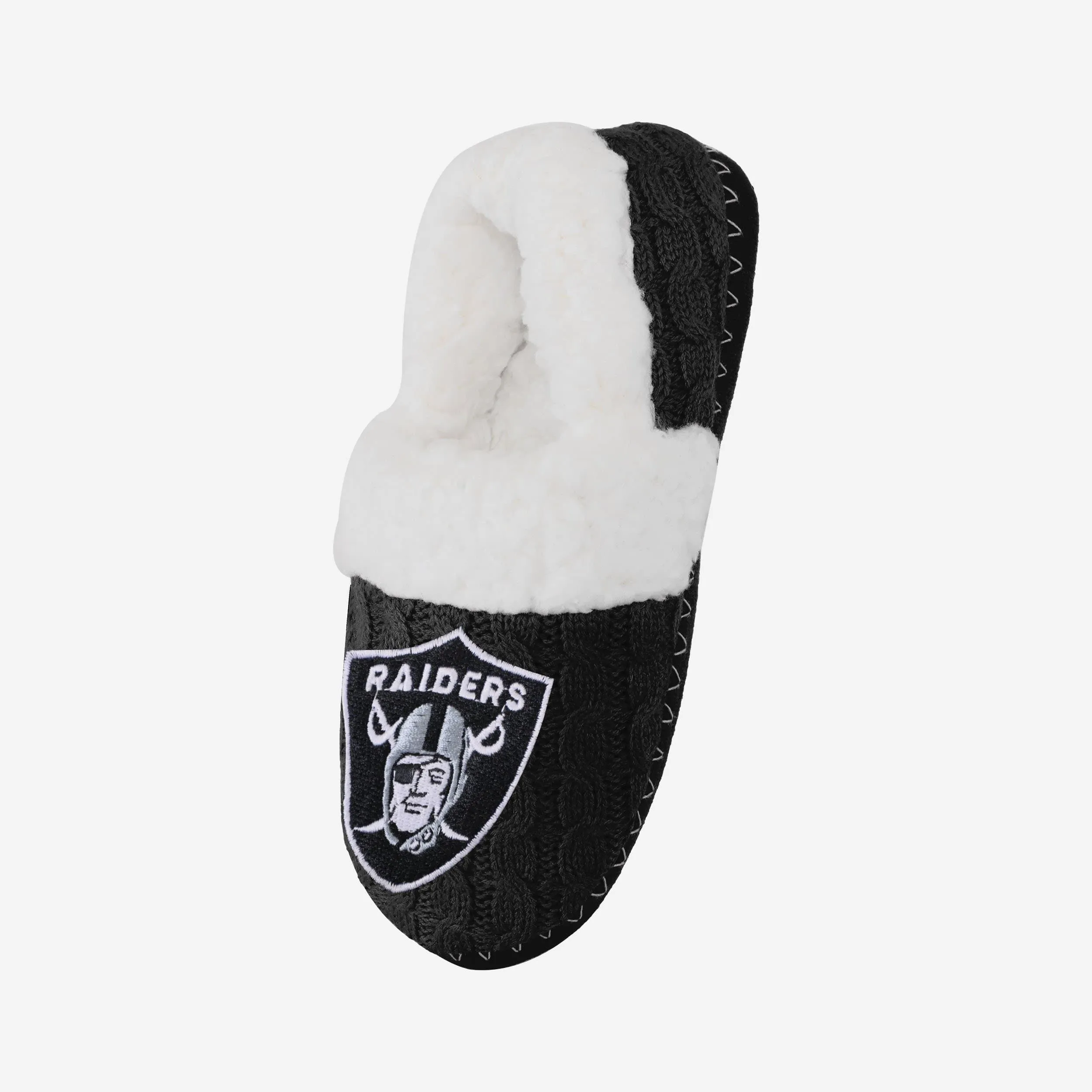 Las Vegas Raiders Womens Team Color Moccasin Slipper