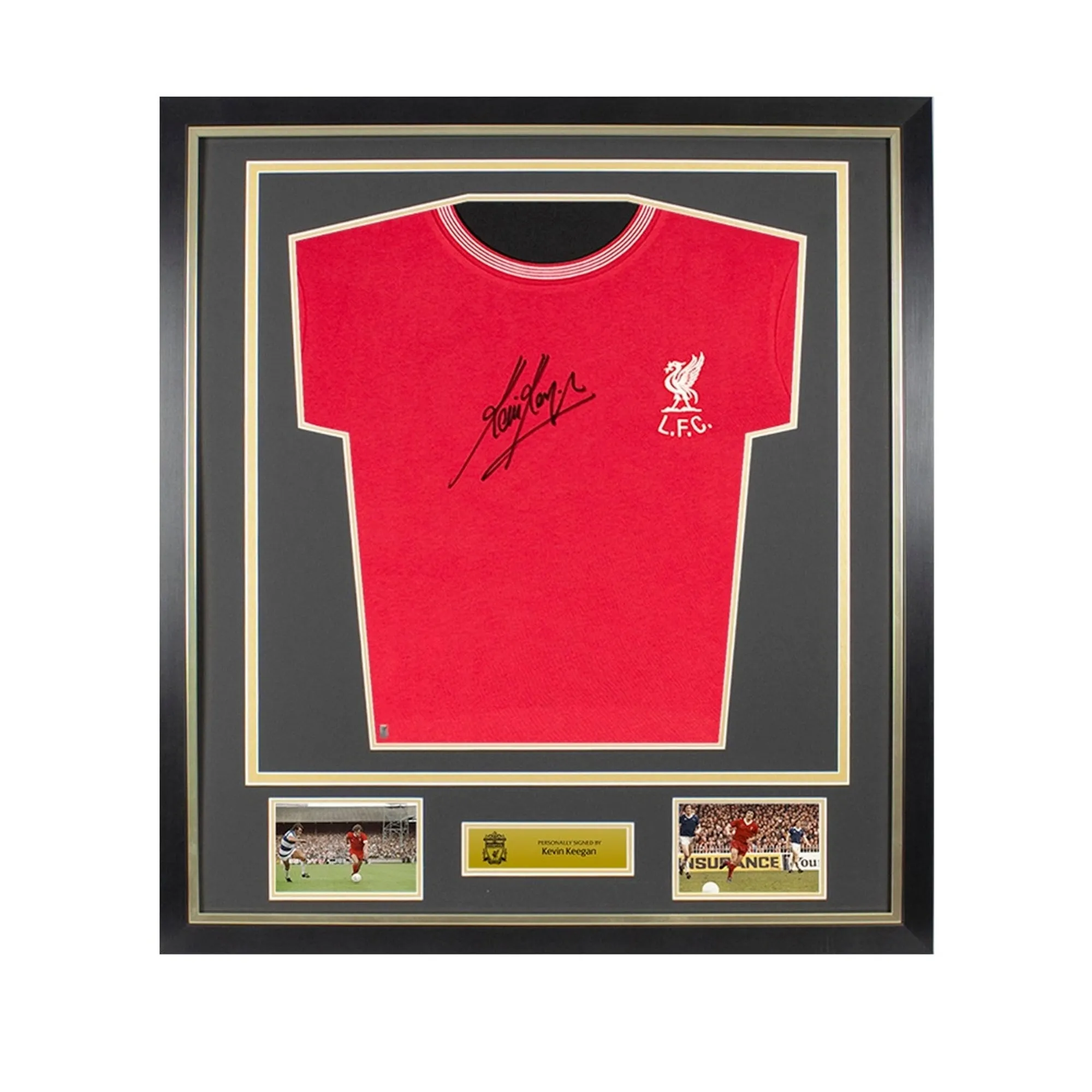 LFC Keegan Signed Framed Shirt