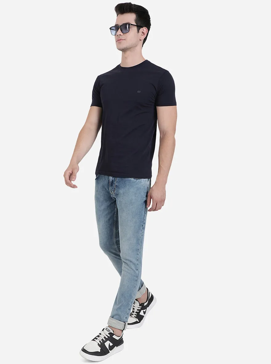 Light Blue Washed Slim Fit Jeans | JadeBlue