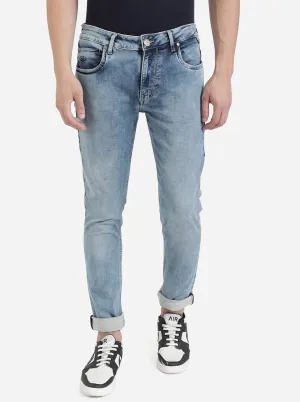 Light Blue Washed Slim Fit Jeans | JadeBlue