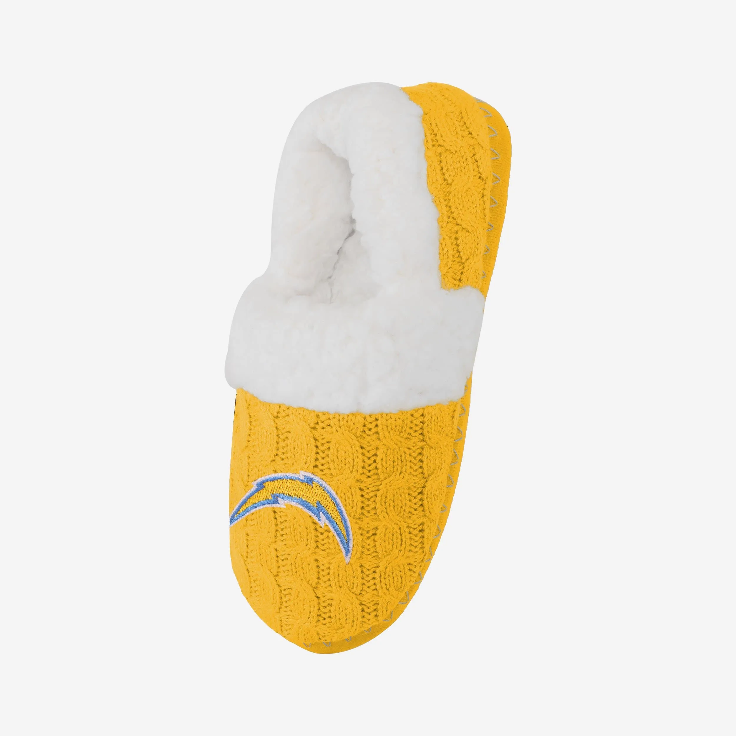 Los Angeles Chargers Womens Team Color Moccasin Slipper