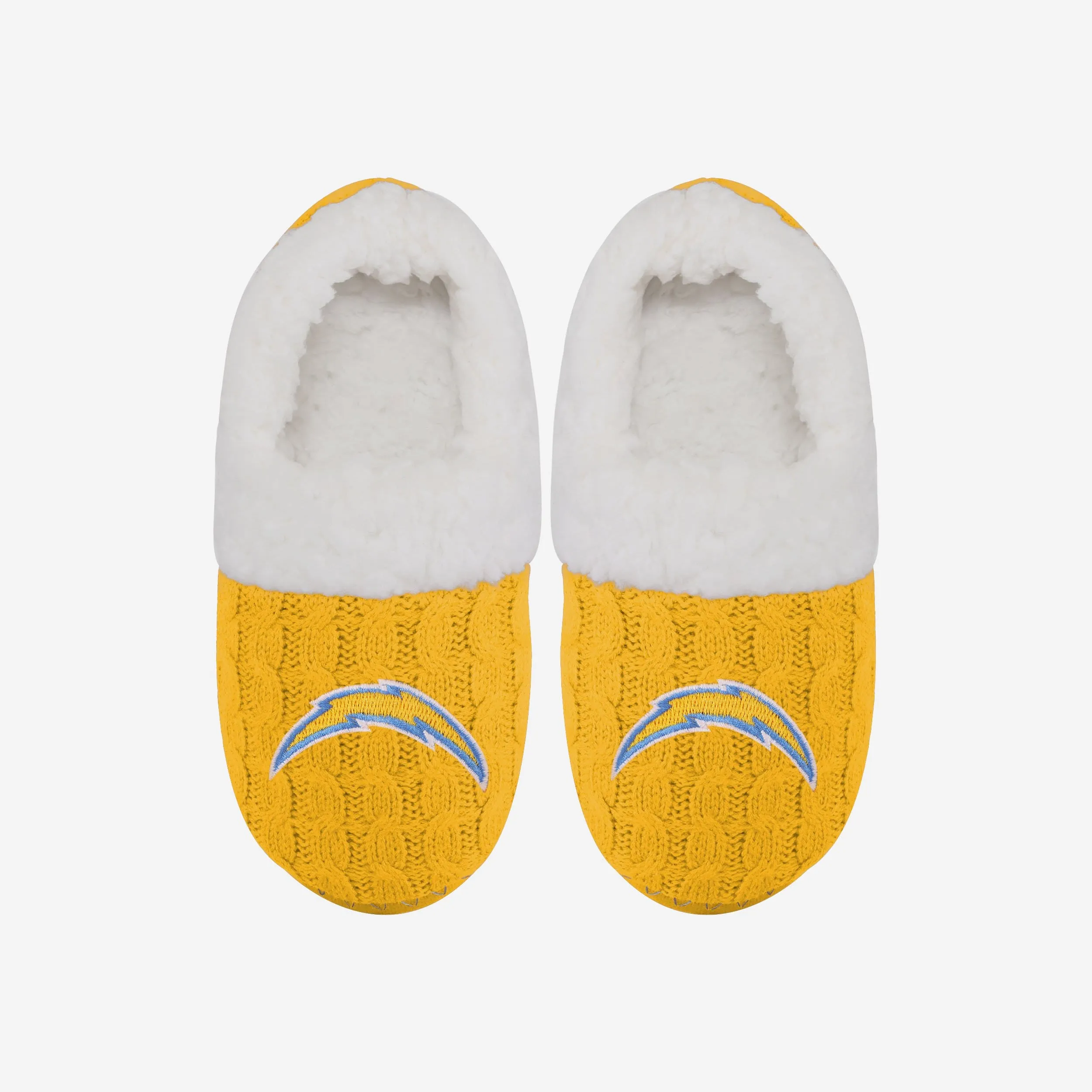 Los Angeles Chargers Womens Team Color Moccasin Slipper