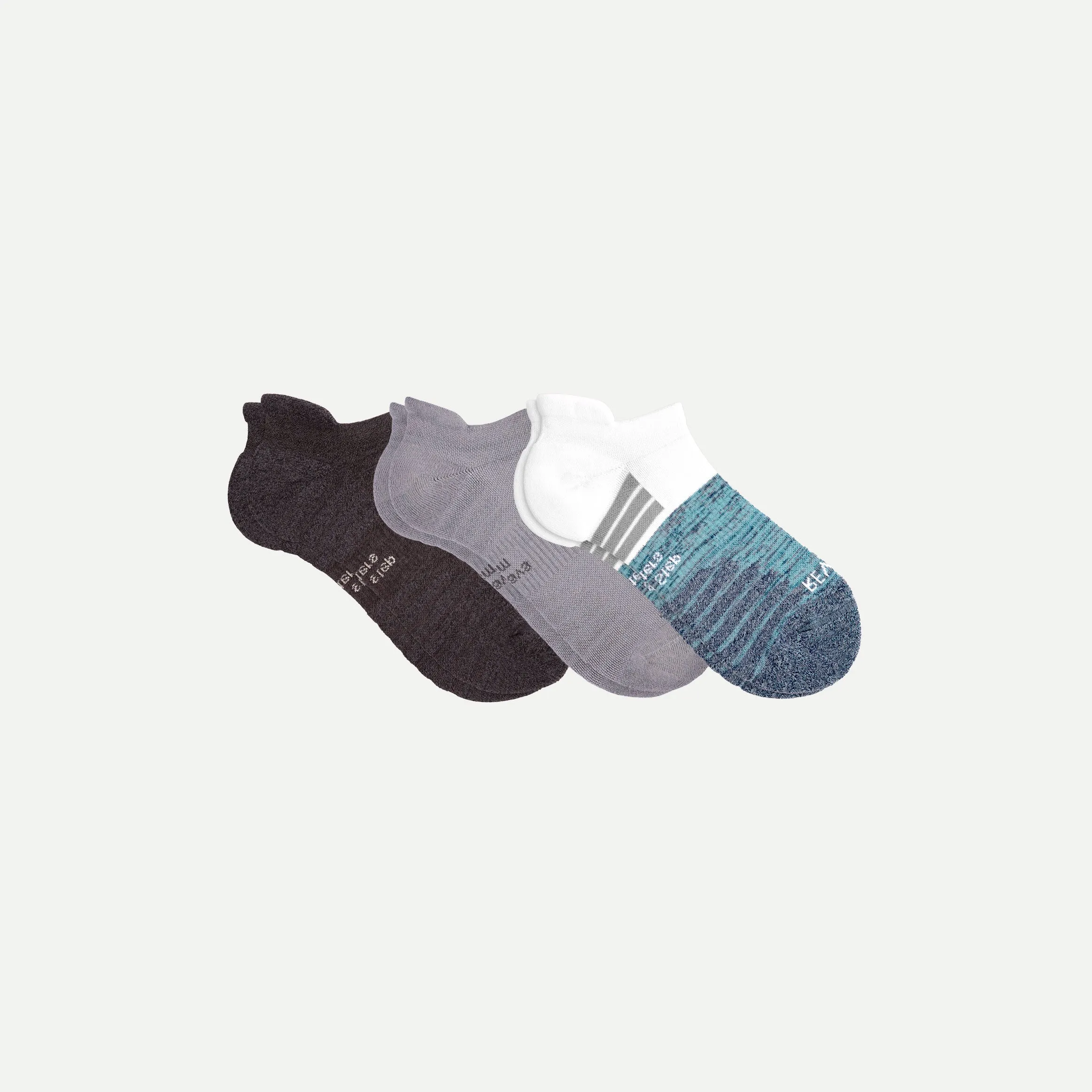 Men's Ankle Essentials: 3-Pack Mid-Weight Comfort Socks