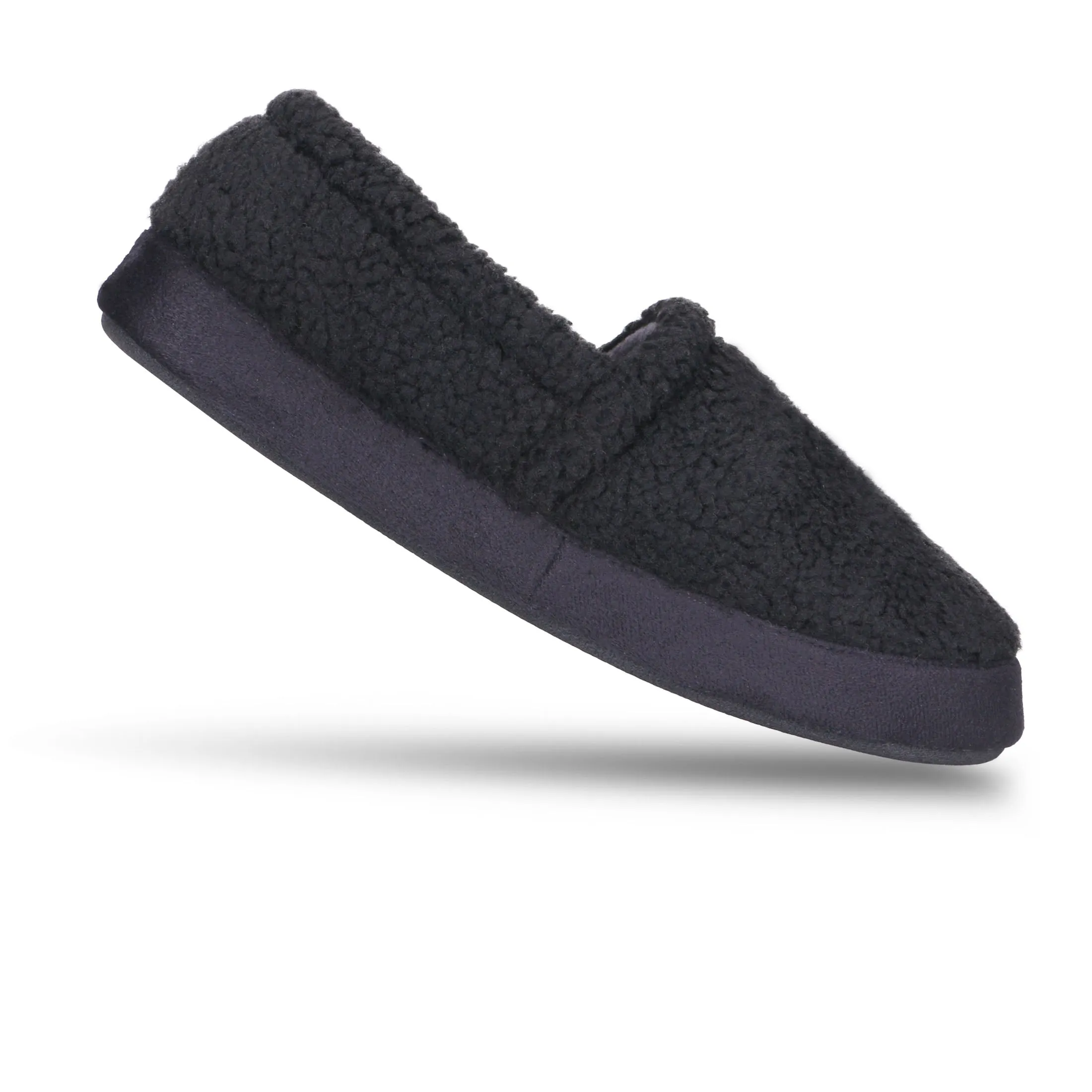 Men's Berber Aspen Closed Back Slipper with Moisture Wicking and Gel Infused Memory Foam