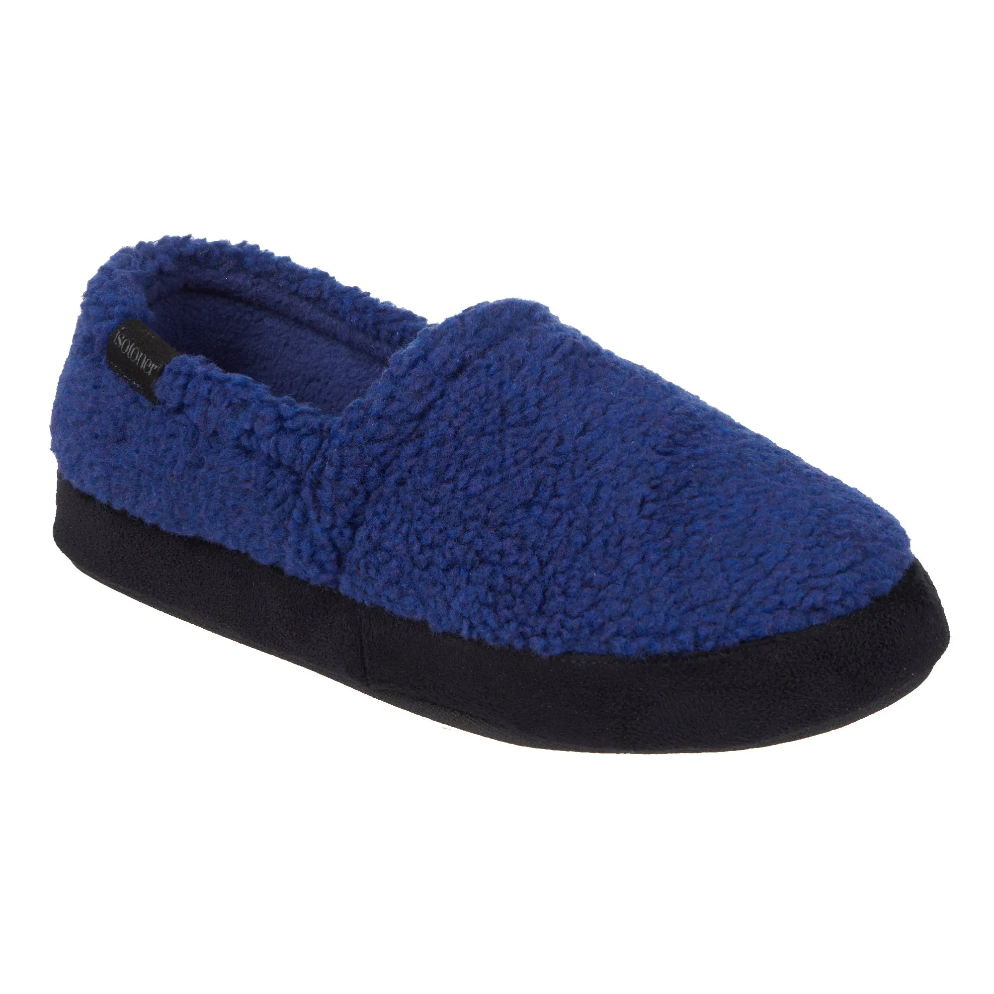 Men's Berber Aspen Closed Back Slipper with Moisture Wicking and Gel Infused Memory Foam
