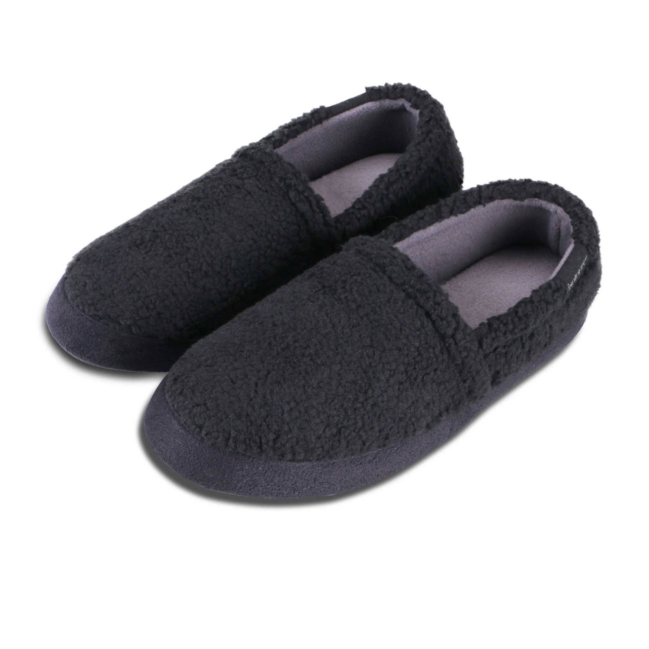 Men's Berber Aspen Closed Back Slipper with Moisture Wicking and Gel Infused Memory Foam