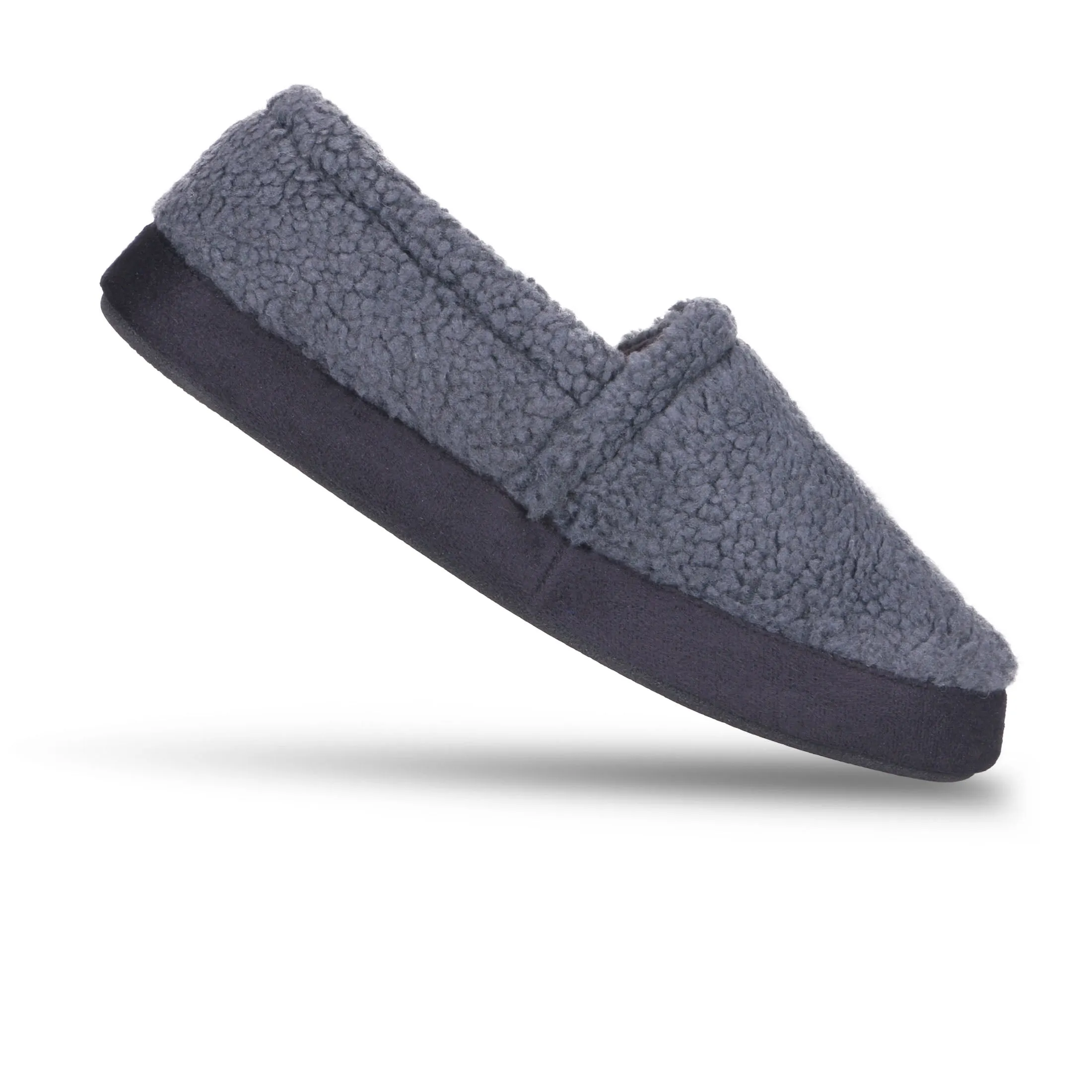 Men's Berber Aspen Closed Back Slipper with Moisture Wicking and Gel Infused Memory Foam
