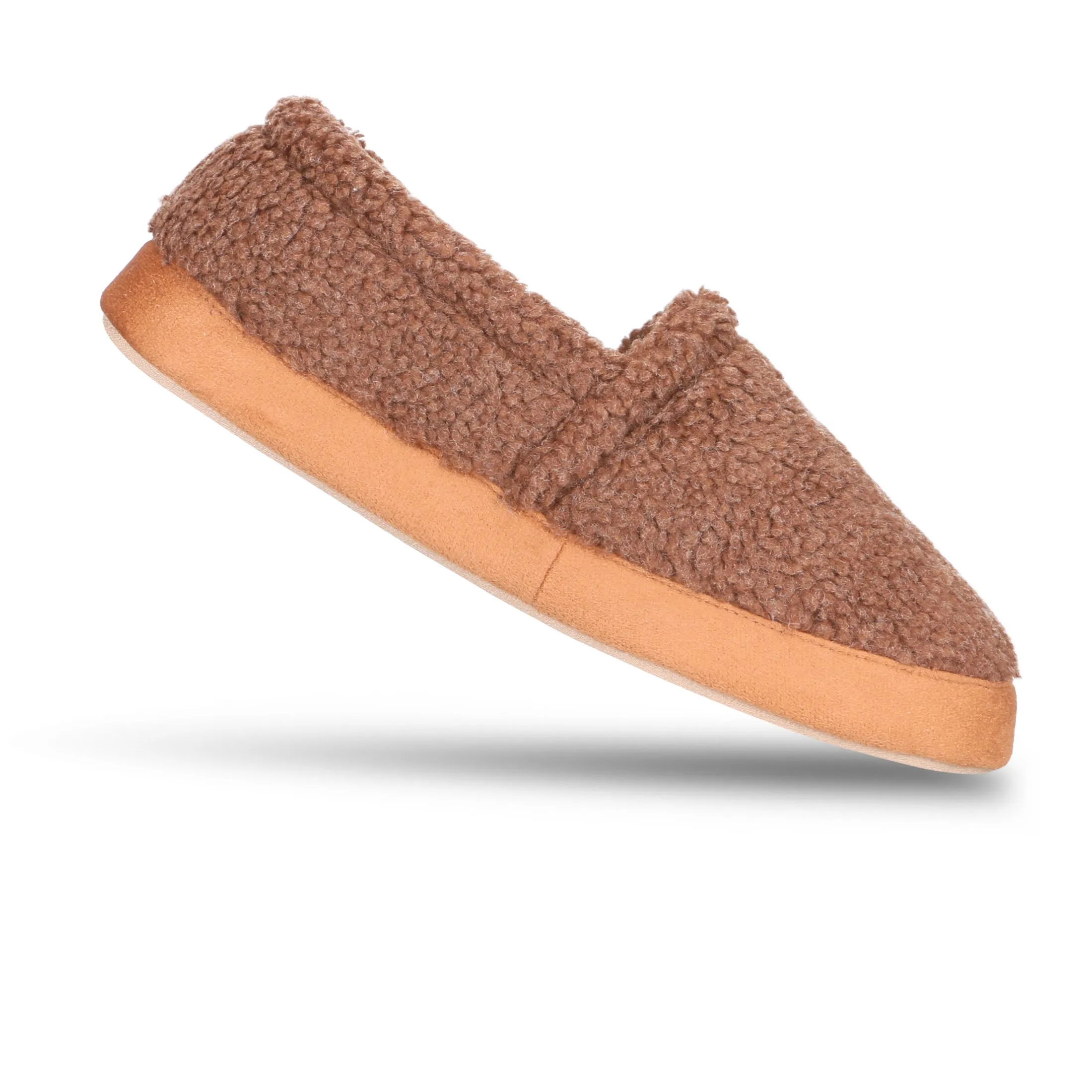 Men's Berber Aspen Closed Back Slipper with Moisture Wicking and Gel Infused Memory Foam