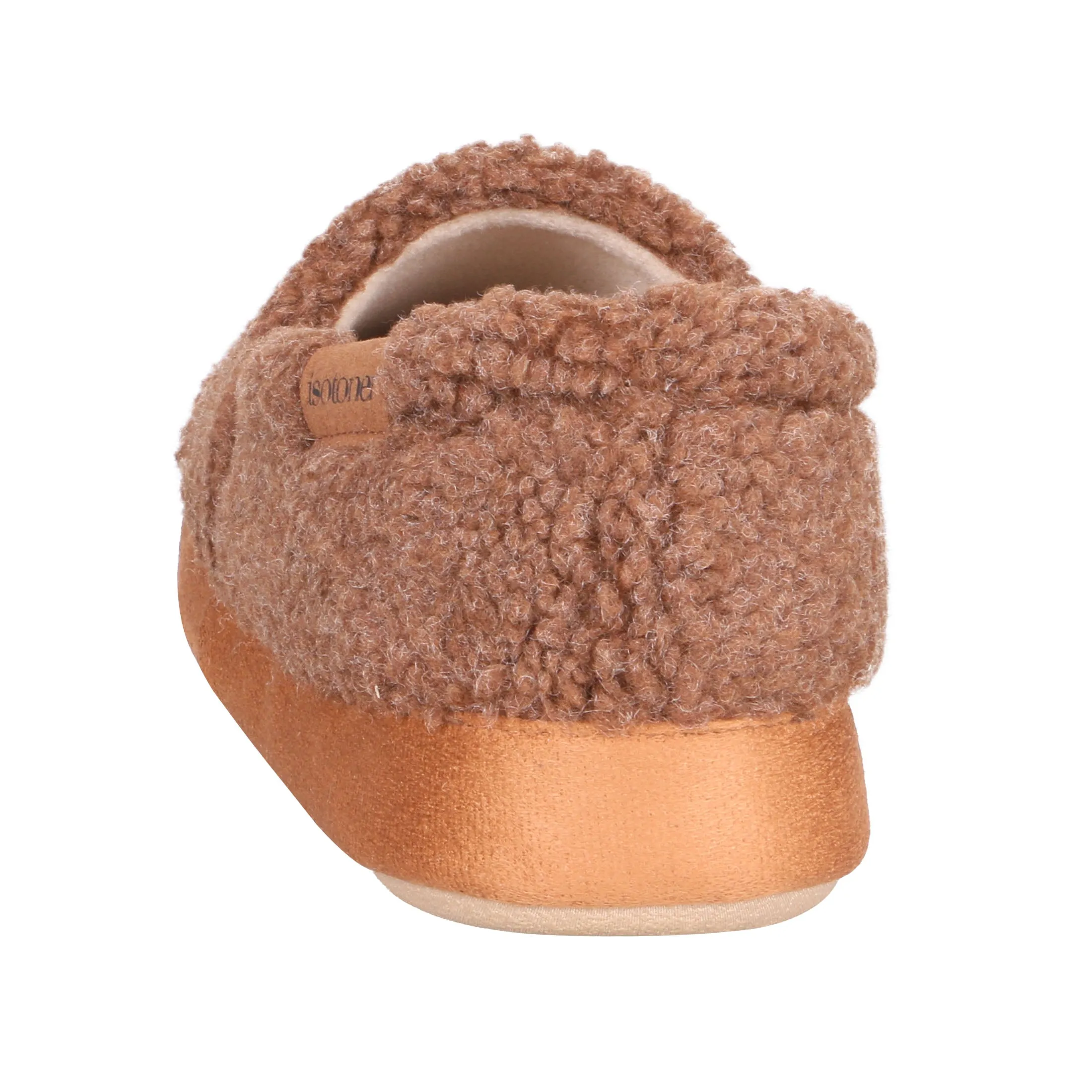 Men's Berber Aspen Closed Back Slipper with Moisture Wicking and Gel Infused Memory Foam