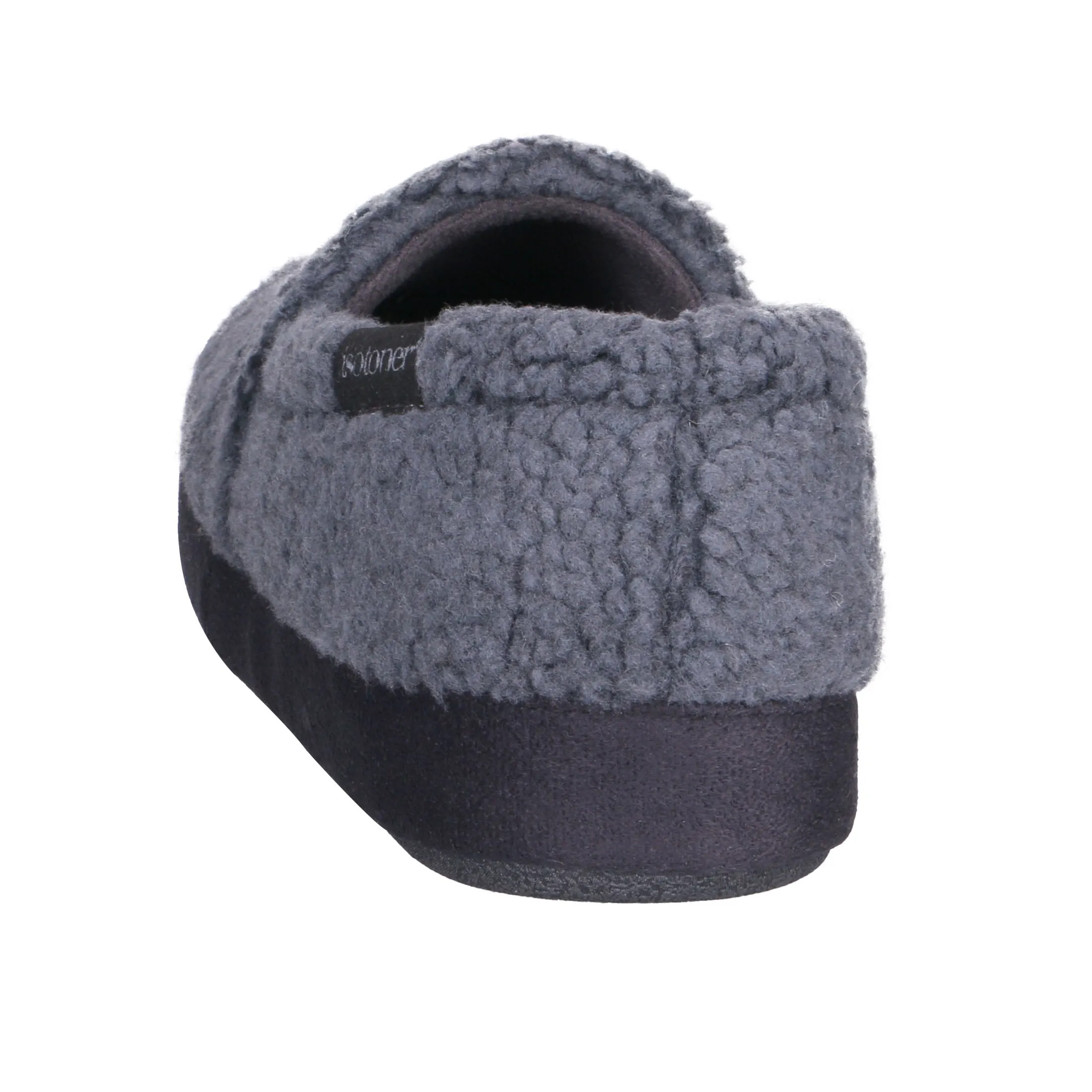 Men's Berber Aspen Closed Back Slipper with Moisture Wicking and Gel Infused Memory Foam