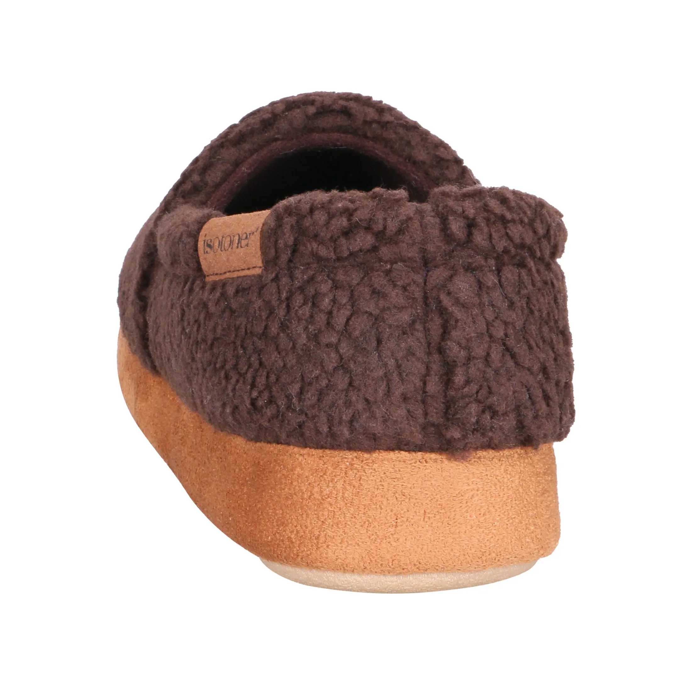 Men's Berber Aspen Closed Back Slipper with Moisture Wicking and Gel Infused Memory Foam