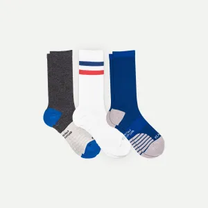 Men's Crew Classics: 3-Pack Mid-Weight Comfort Socks