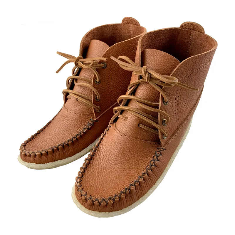 Men's Leather Moccasin Boots