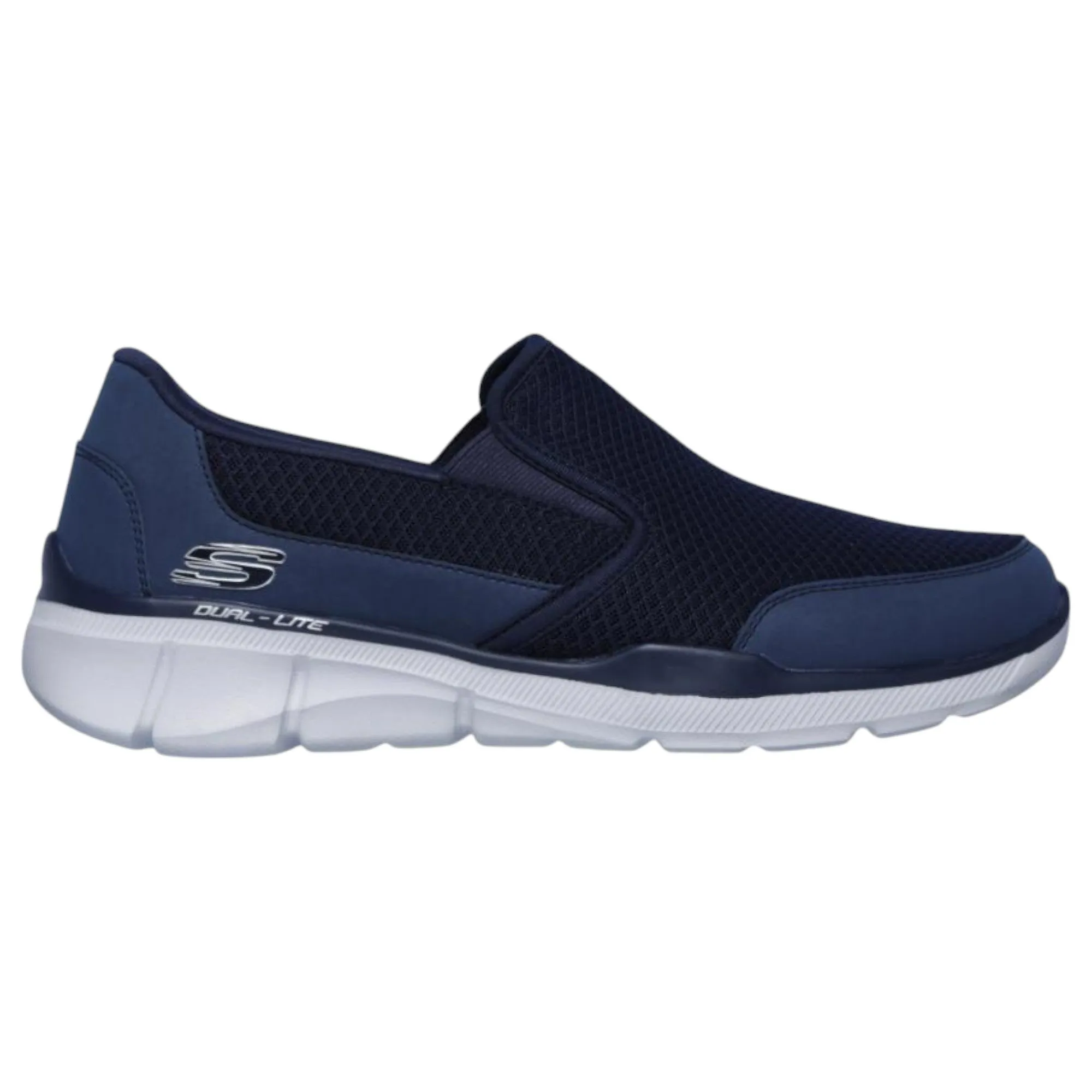Mens Skechers Equalizer 3.0 - Bluegate Navy Slip On Sneaker Shoes