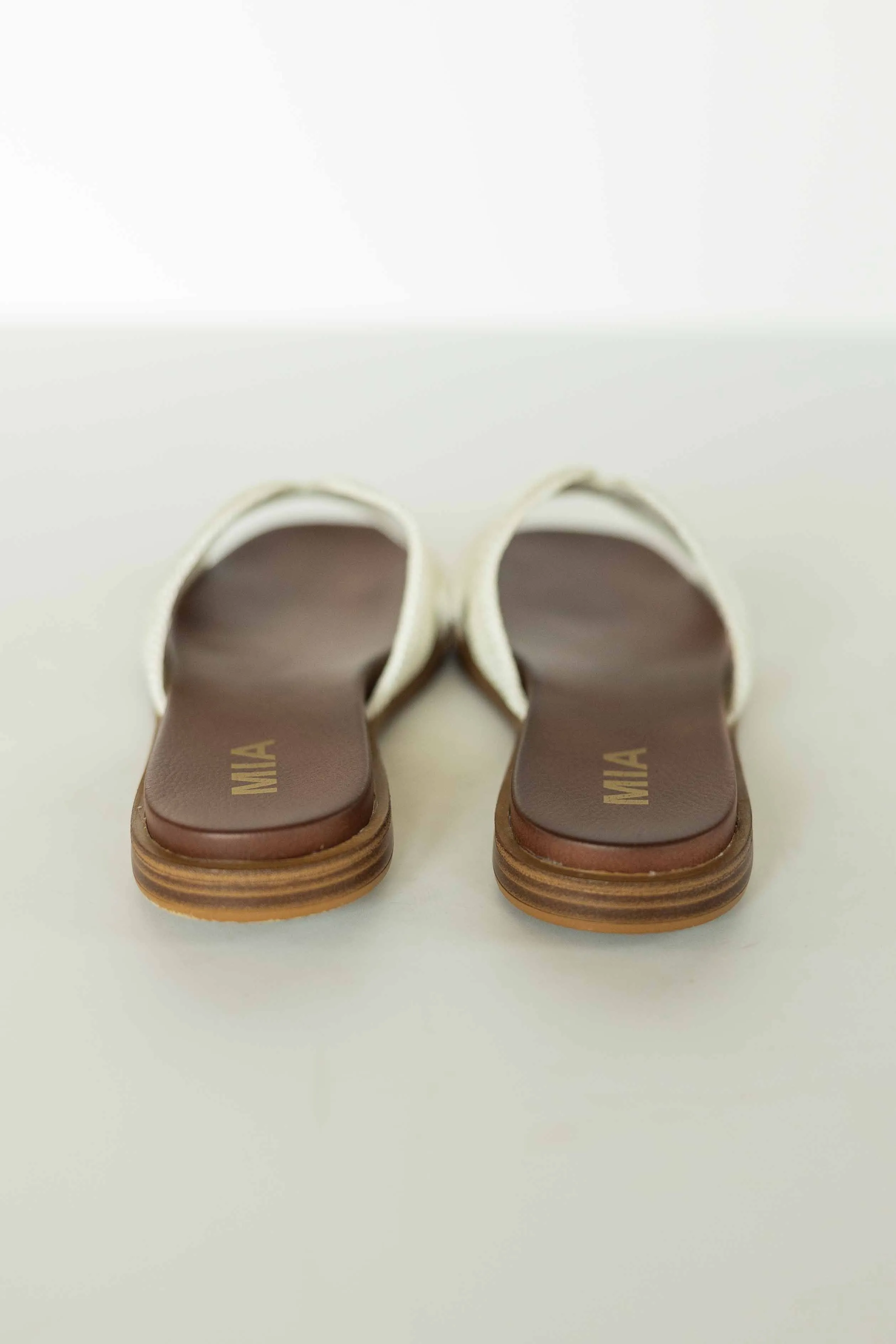 [MIA] DIA SANDAL-WHITE WOVEN
