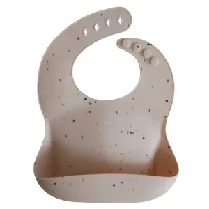 Mushie Bib (Vanilla Confetti)