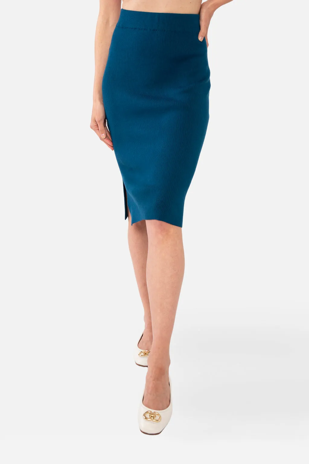 NATALIYA PENCIL SKIRT - NAVY