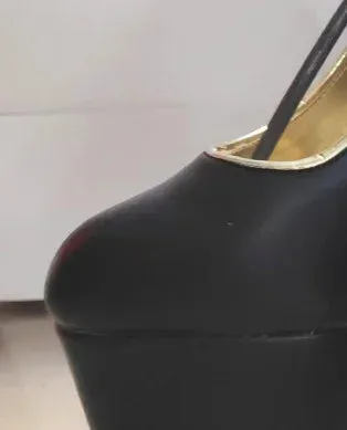 New  Rivets Steel Pipe Dance Pumps Wedding Stiletto 22cm Super Metal Thin Heels