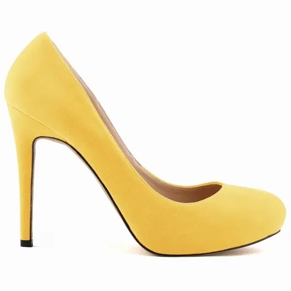 New Women Stilettos Pumps Sexy 11cm Round Toe Velvet High Heels Shallow Elegant Lady Office Party Wedding Shoes Large Size 43