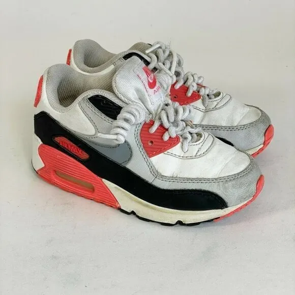 Nike Air Max 90 PS Youth Kids Running Athletic Sneaker Infrared 11C 307794-137