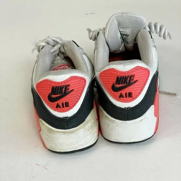 Nike Air Max 90 PS Youth Kids Running Athletic Sneaker Infrared 11C 307794-137