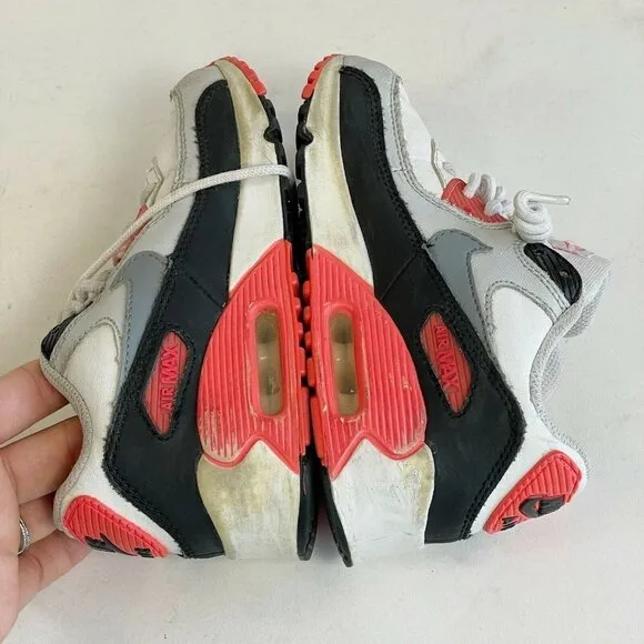 Nike Air Max 90 PS Youth Kids Running Athletic Sneaker Infrared 11C 307794-137