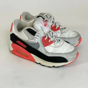 Nike Air Max 90 PS Youth Kids Running Athletic Sneaker Infrared 11C 307794-137