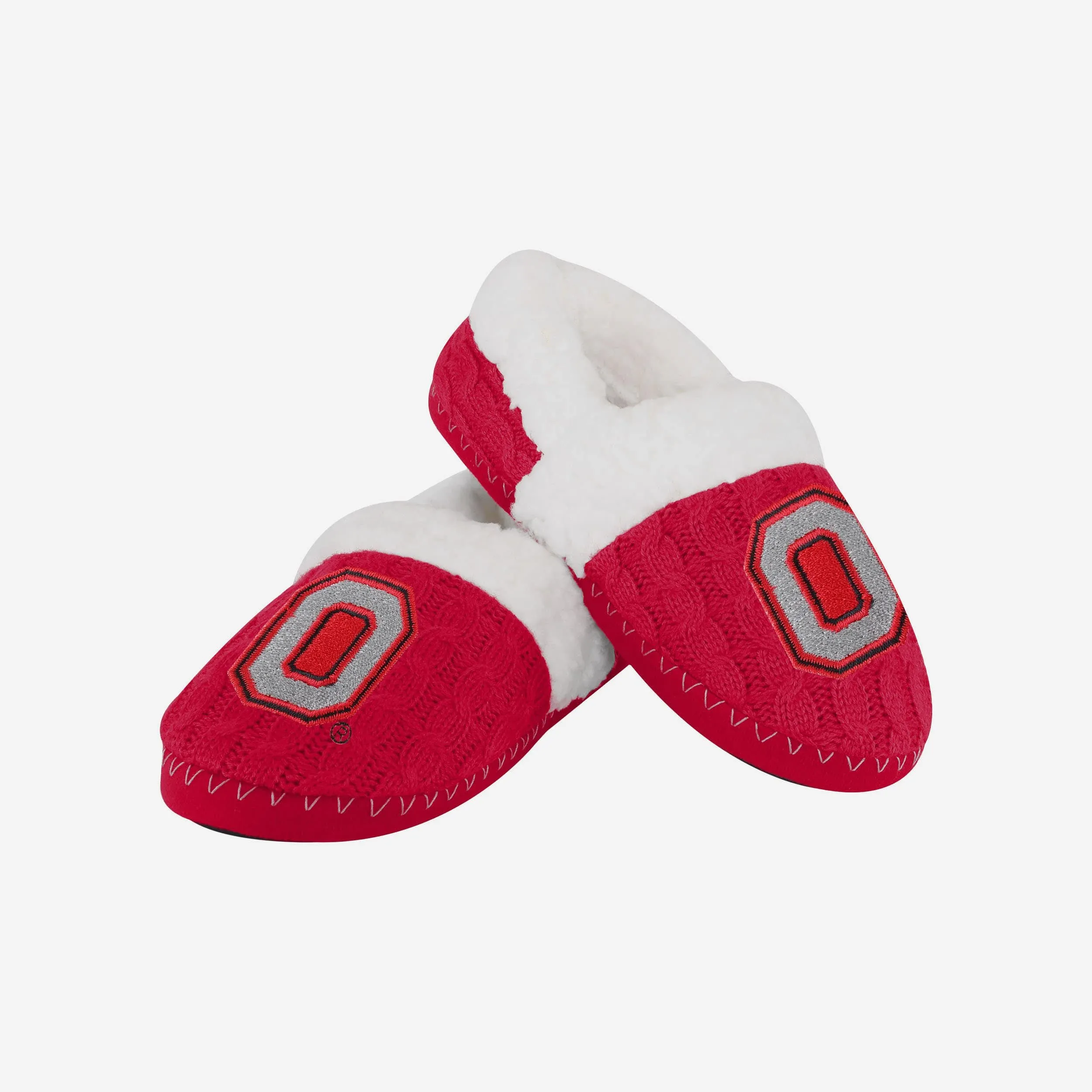 Ohio State Buckeyes Womens Team Color Moccasin Slipper