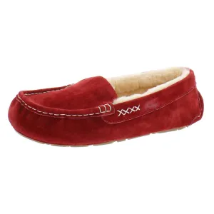 Old Friend Womens Bella Suede Comfy Moccasin Slippers