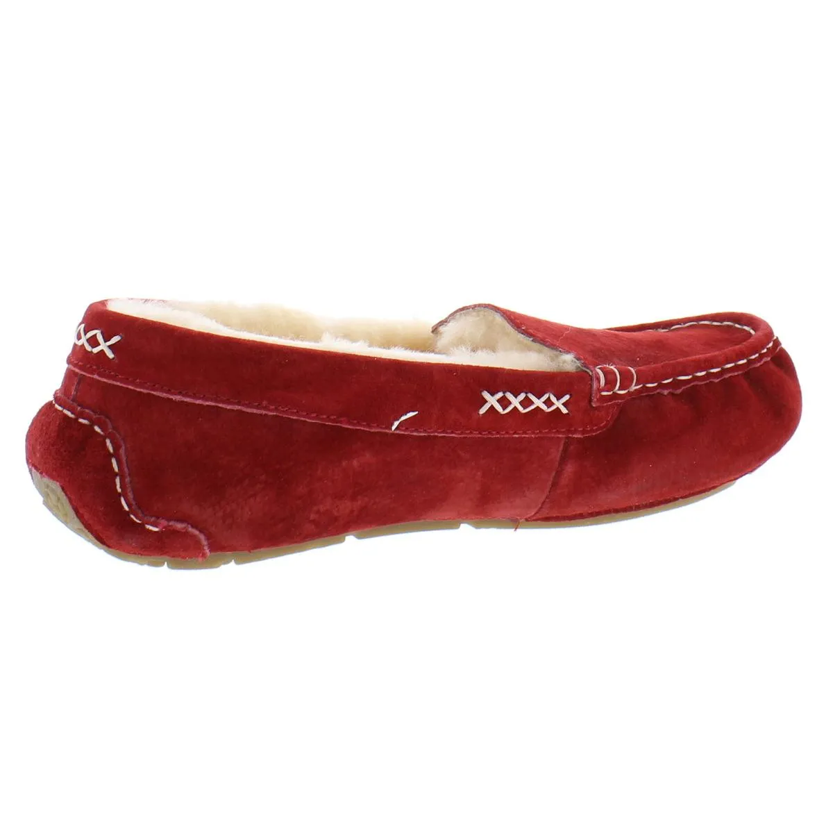 Old Friend Womens Bella Suede Comfy Moccasin Slippers