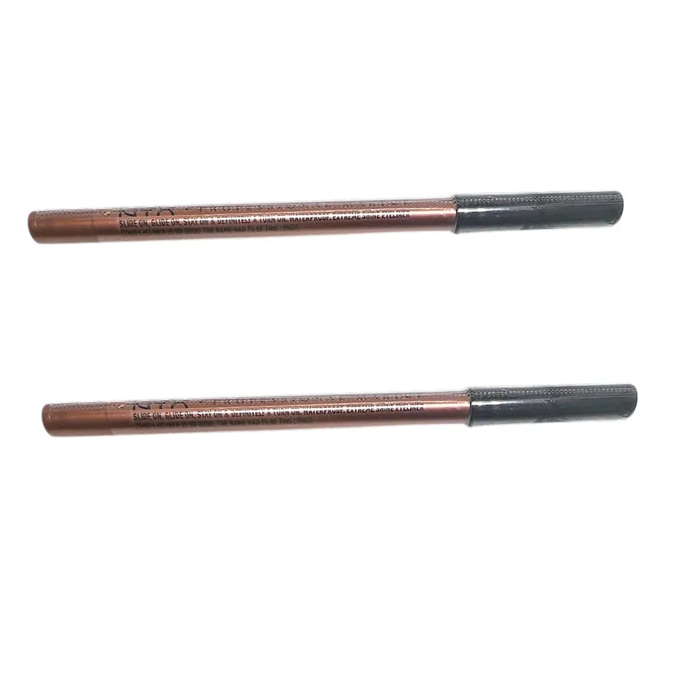 Pack of 2 NYX Slide On Eye Pencil Waterproof, Golden Bronze SL16