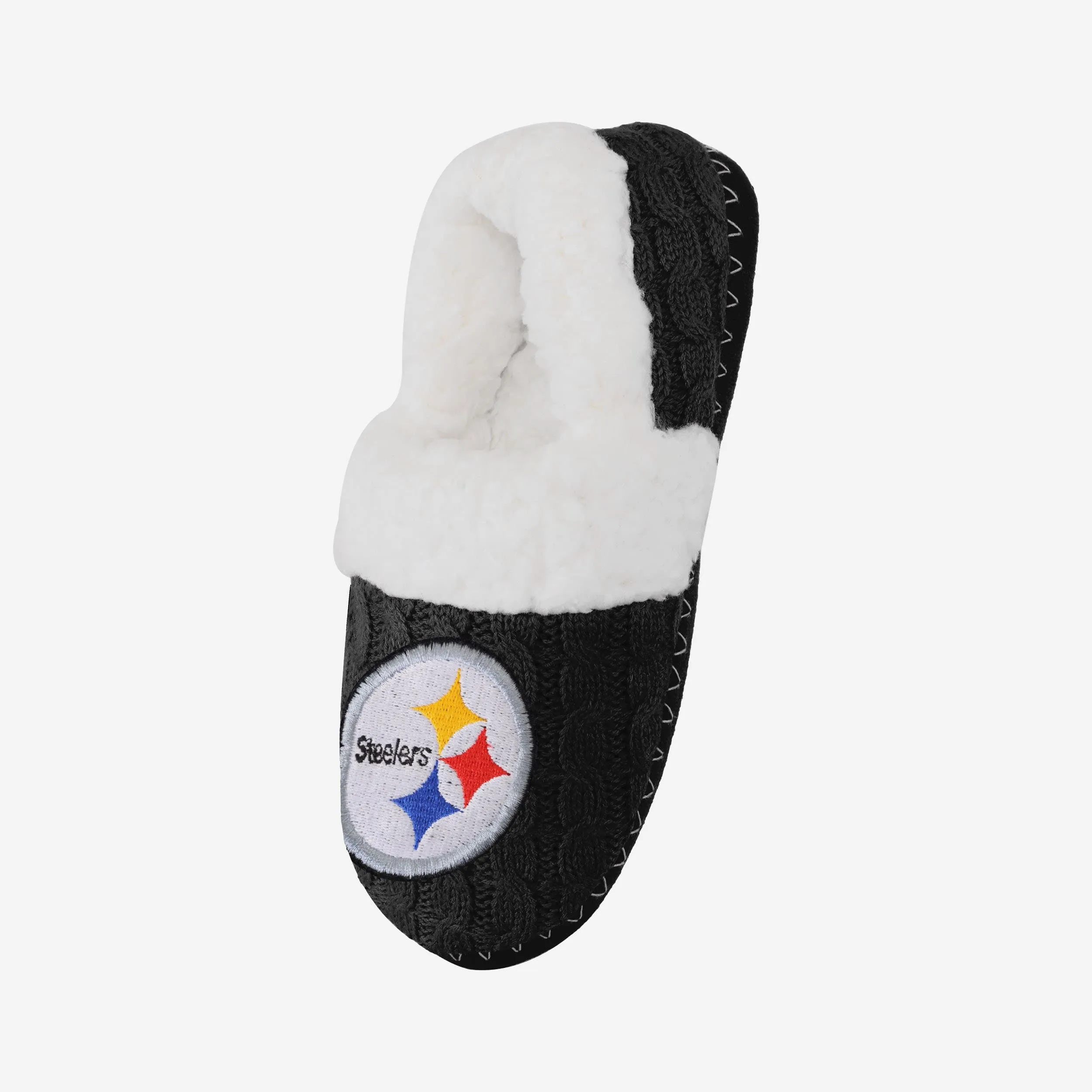 Pittsburgh Steelers Womens Team Color Moccasin Slipper