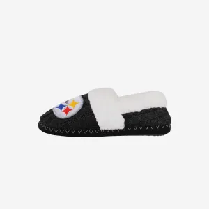 Pittsburgh Steelers Womens Team Color Moccasin Slipper