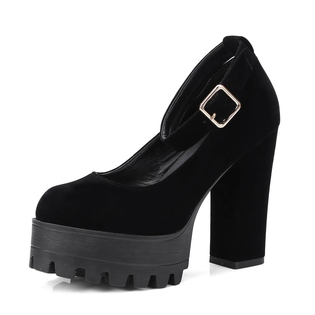 Platform Shoes With Thick Heel