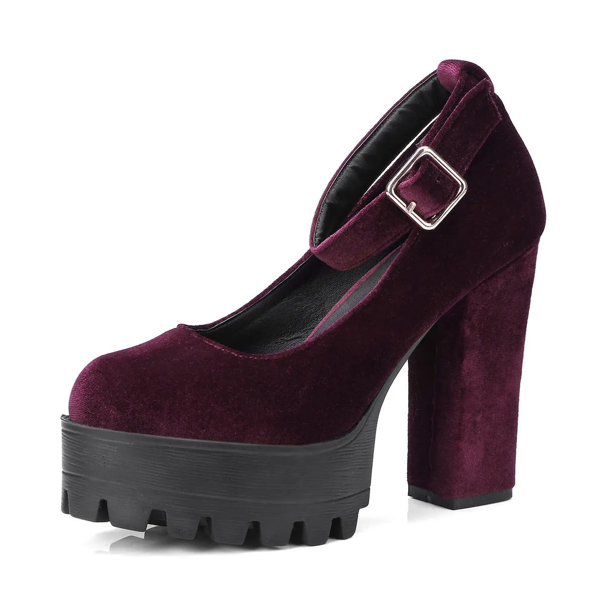 Platform Shoes With Thick Heel